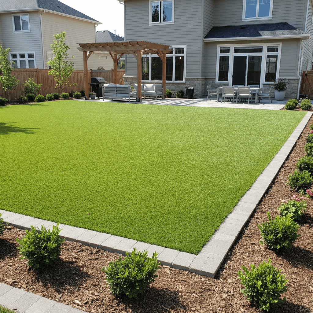 Artificial Turf project — Turf lawn installation in Southern California