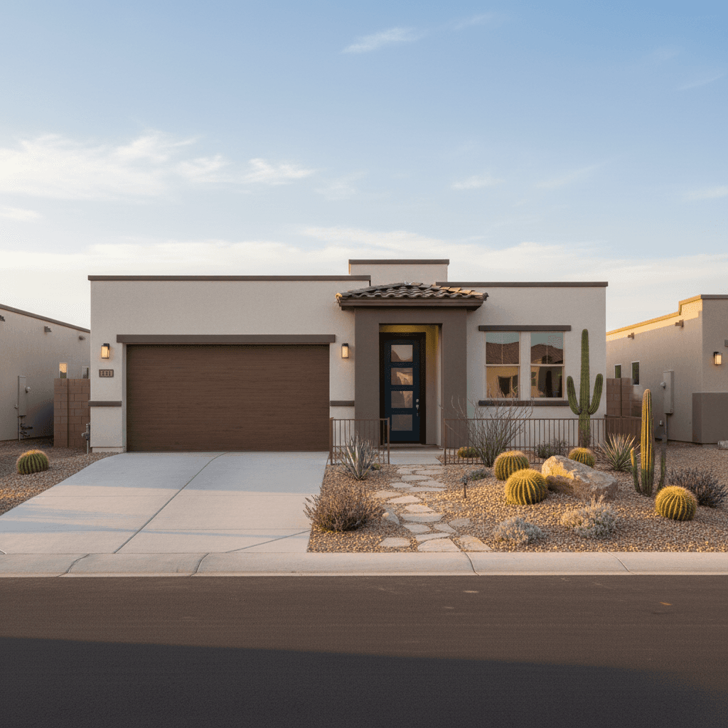 Native desert planting